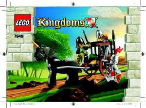 Manual Lego set 7949 Kingdoms Prison carriage rescue