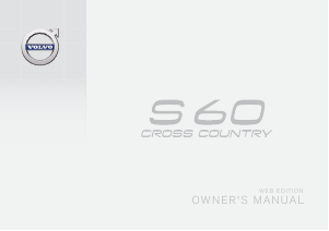 Manual Volvo S60 Cross Country (2016)