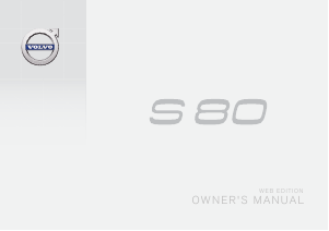 Manual Volvo S80 (2016)