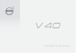 Manual Volvo V40 (2017)