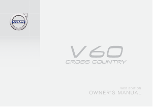 Manual Volvo V60 Cross Country (2016)