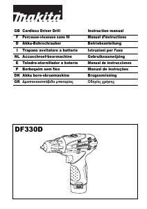 Manual Makita DF330DWE Drill-Driver
