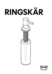 Manual IKEA RINGSKAR Dozator de săpun