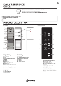 Manual Bauknecht KGNF 18 IN EX Fridge-Freezer