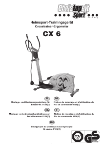 Руководство Christopeit CX 6 Кросс-тренажер
