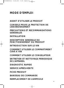 Mode d’emploi Bauknecht KGIW 3600/A-LH Réfrigérateur combiné