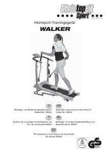 Manual Christopeit Walker de Luxe Cross Trainer