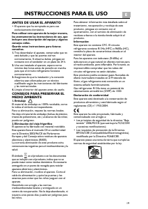 Manual de uso Bauknecht KGNA 305 BIO/1 IN Frigorífico combinado