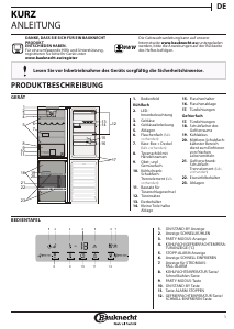 Bedienungsanleitung Bauknecht KGDB 206 A3+ IN Kühl-gefrierkombination