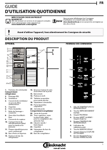 Mode d’emploi Bauknecht KGNF 185 A2+ IN Réfrigérateur combiné