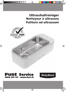 Manuale Betty Bossi 1-665847 Lavatrice a ultrasuoni