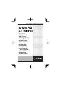 Manuale Casio MJ-120D Plus Calcolatrice