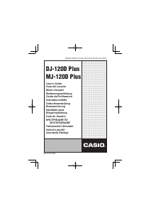 Manuál Casio DJ-120D Plus Kalkulačka