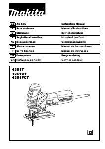 Manual de uso Makita 4351FCTK Sierra de calar