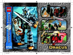 Mode d’emploi Lego set 8705 Knights Kingdom Dracus