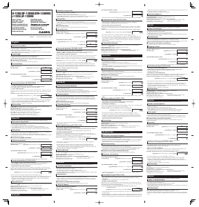 Manuale Casio DF-120MS Calcolatrice