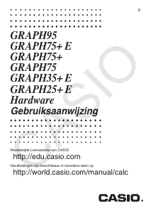 Handleiding Casio GRAPH35+ E Grafische rekenmachine