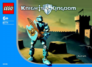 كتيب ليغو set 8771 Knights Kingdom Jayko