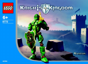 Kullanım kılavuzu Lego set 8772 Knights Kingdom Rascus