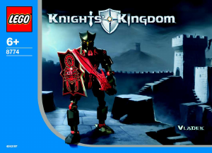 Bedienungsanleitung Lego set 8774 Knights Kingdom Ritter Vladek – Der Schwarze Ritter