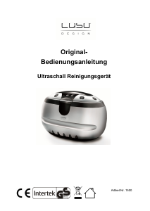 Manual de uso Caso CD-2800 Limpiador ultrasónico