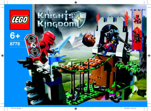 Brugsanvisning Lego set 8778 Knights Kingdom Baghold på grænsen