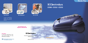 Manual Electrolux Z2306 Mondo Plus Vacuum Cleaner