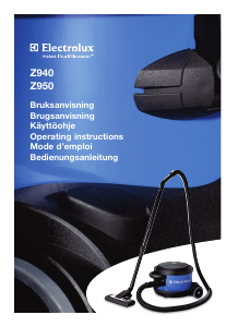 Bruksanvisning Electrolux Z940 Støvsuger