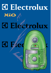 Manual de uso Electrolux Z1020C Xio Aspirador