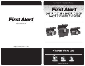 Manual First Alert 2017F Safe