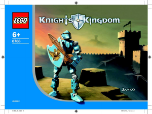 Hướng dẫn sử dụng Lego set 8783 Knights Kingdom Jayko