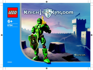 Kullanım kılavuzu Lego set 8784 Knights Kingdom Rascus