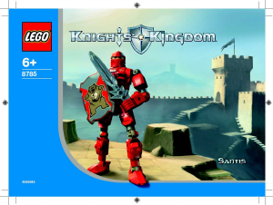 Manual de uso Lego set 8785 Knights Kingdom Santis