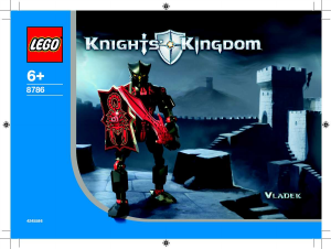 Hướng dẫn sử dụng Lego set 8786 Knights Kingdom Vladek