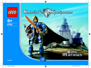 Mode d’emploi Lego set 8790 Knights Kingdom Roi Mathias