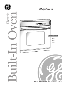 Manual GE JKP15AW2AA Oven