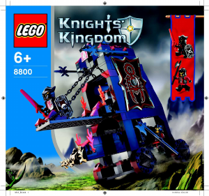 Brugsanvisning Lego set 8800 Knights Kingdom Vladeks beleggetårn