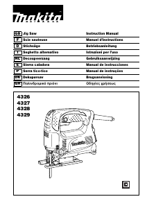 Mode d’emploi Makita 4329K Scie sauteuse