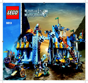 Manual Lego set 8813 Knights Kingdom Battle at the pass