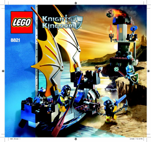 Mode d’emploi Lego set 8821 Knights Kingdom Le vaisseau de combat des chevaliers maléfiques