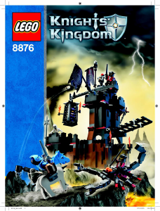 Manual de uso Lego set 8876 Knights Kingdom Cueva de prisión