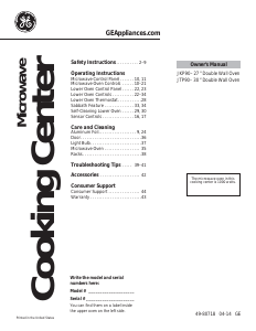 Manual GE JKP90SP2SS Oven