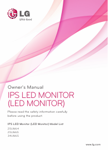 Manual LG 25UM64-S LED Monitor