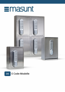 Bedienungsanleitung Masunt 2145 E Code Safe