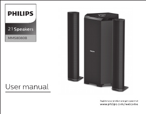 Manual Philips MMS8080B Speaker