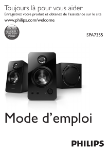 Mode d’emploi Philips SPA7355 Haut-parleur