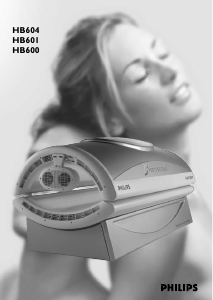 Manual Philips HB604 Sunbed