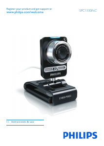 Manual de uso Philips SPC1330NC Webcam