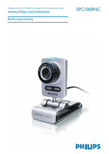 Bedienungsanleitung Philips SPC1001NC Webcam