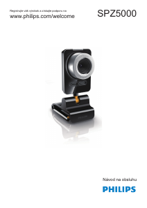 Návod Philips SPZ5000 Webkamera